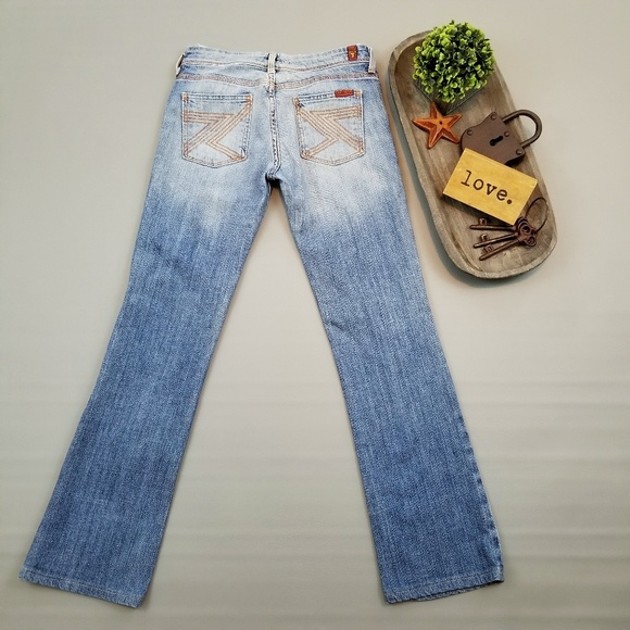 7 For All Mankind Denim - 7 For All Mankind Flynt medium wash boot cut jeans